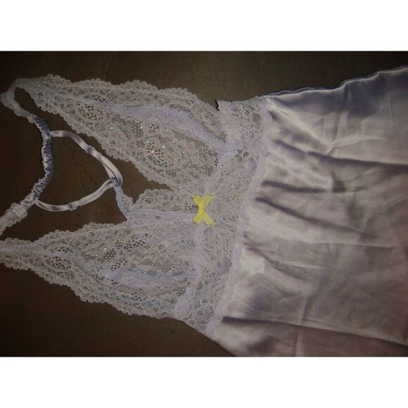 NWT Victoria's Secret 32D BRA SET+SLIP crystallized Blue yellow DREAM ANGELS - Picture 2 of 8